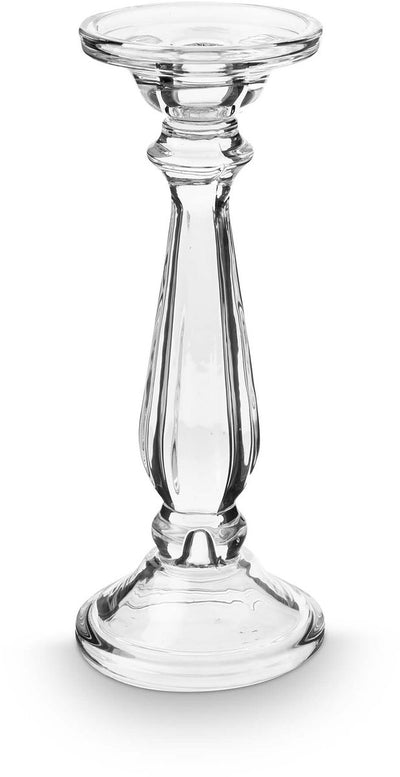 Vtwonen - bougeoir - transparent - verre - 9,9x25cm