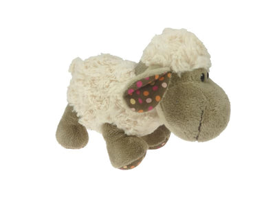 Gerkimex peluche mouton debout doux bouclé 20cm