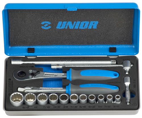 Jeu de douilles Unior 12k 1 4 188bi12p16inch