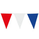 Ligne drapeau géant Globos rouge-blanc-bleu 10m