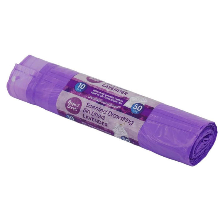 Sachets poubelle Parfums parfaits lavande 50l