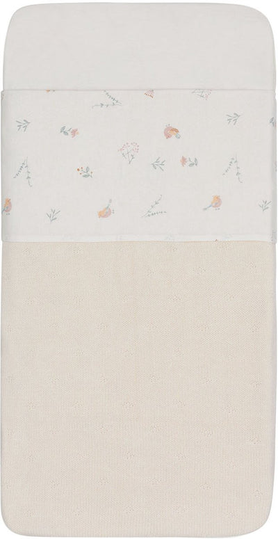 Jollein - drap berceau - 75x100cm - lit bébé - coton - jolis oiseaux