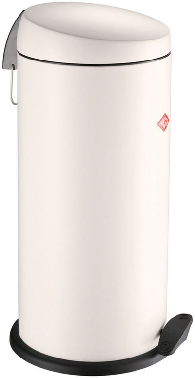 Wesco capboy maxi poubelle | poubelle à pédale | 22 litres | métal - sable mat | poubelle - fabriquée en Allemagne