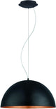 Suspension Eglo gaetano 1 - e27 - ø 53 cm - or noir