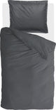 Housse de couette Walra satin vintage - 140x220 - 100% coton - anthracite
