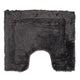 Wicotex tapis de toilette uni gris foncé 50x60cm