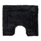 Wicotex tapis de toilette uni noir 50x60cm