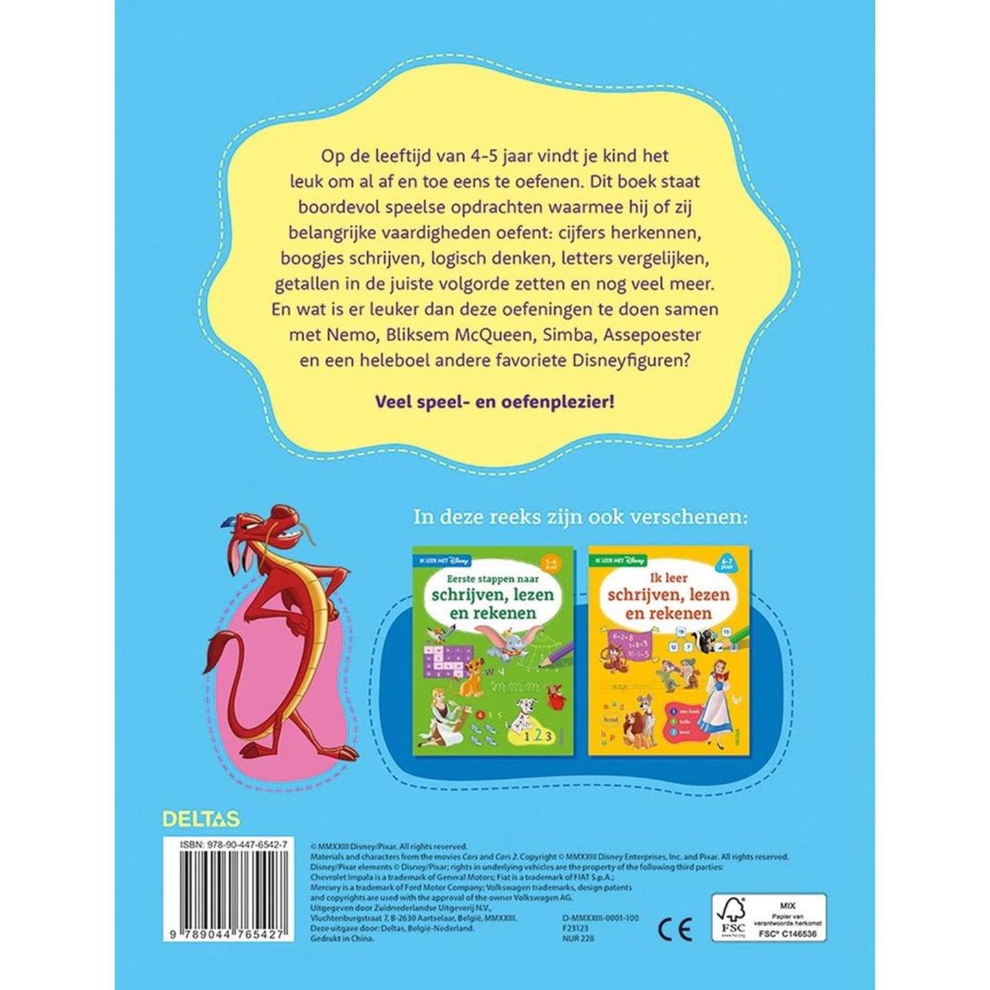Deltas J'apprends à écrire, lire et compter (4-5 ans)