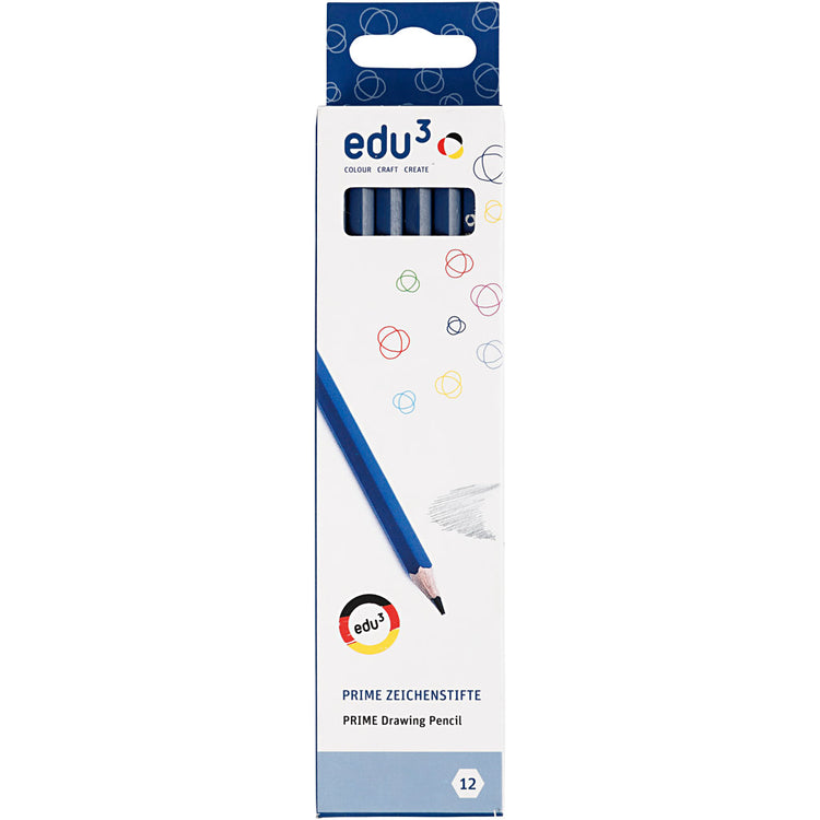 Crayon à dessin Edu3 edu, 8b, 12 pièces, 1 boîte