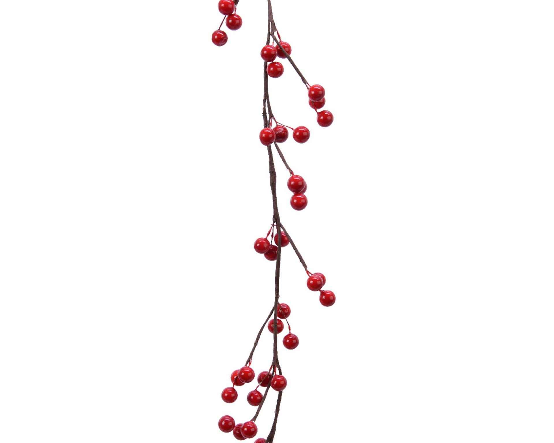 Guirlande Decoris baies rouge l130cm