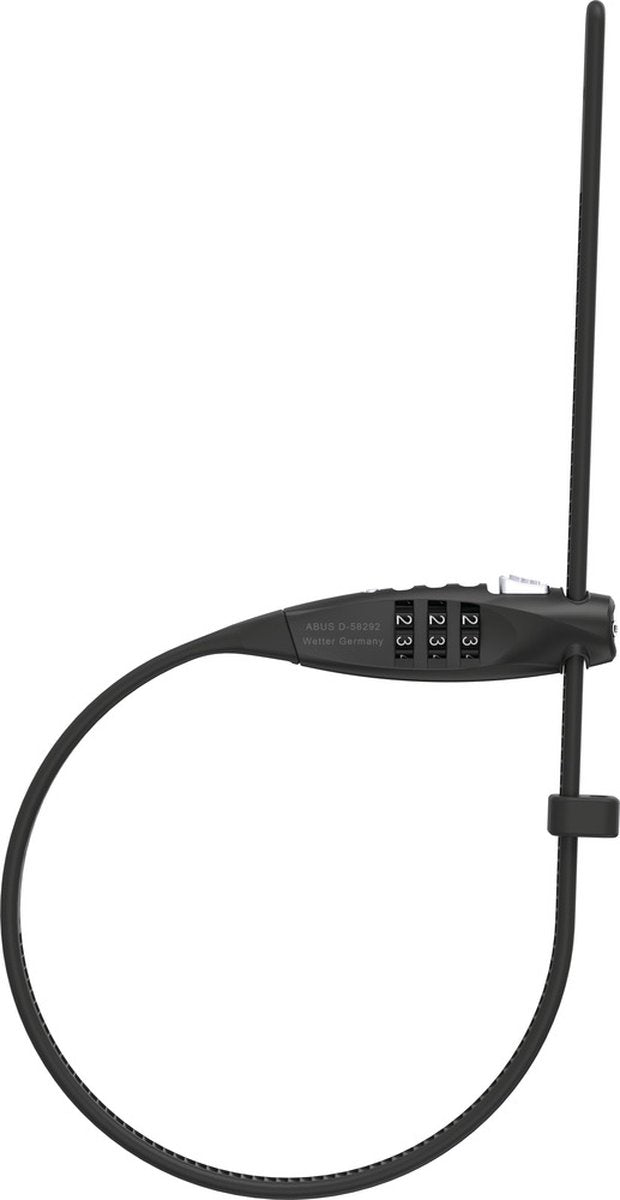 Abus combiflex Travelguard Black