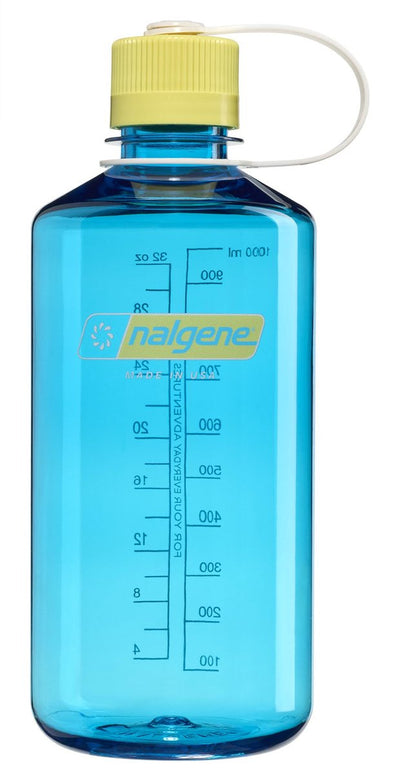 Nalgene - bouteille à goulot étroit - gourde - bouteille d'eau - 1000 ml - sans BPA - sustain - blue atoll w endive nouveau