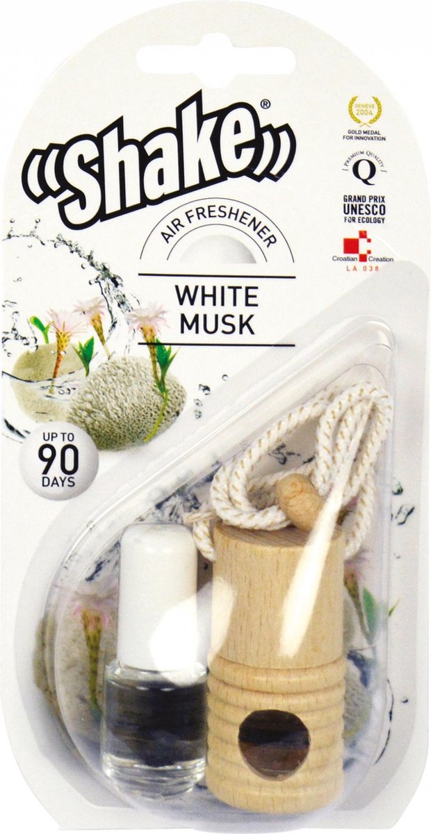 Shake musc blanc + recharge désodorisant