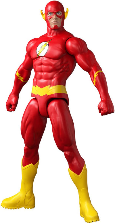Mattel DC Comics Figurine articulée DC The Flash 30 cm - super combinaison classique avec 7 points d'articulation