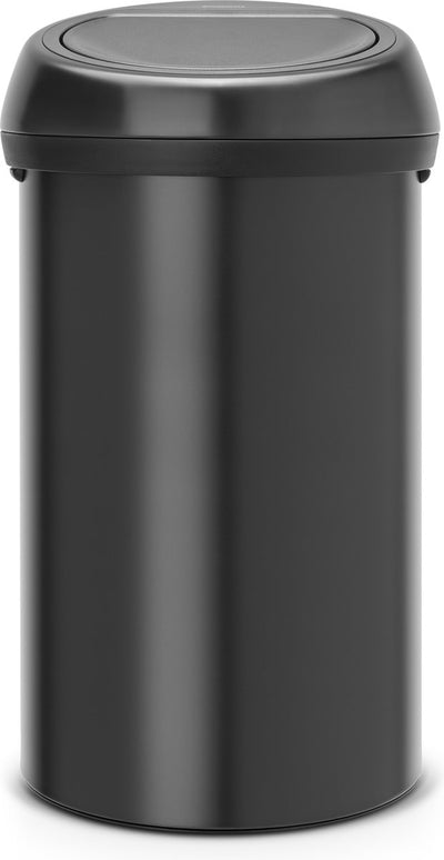 Poubelle Brabantia Touch Bin - 60 litres - noir mat