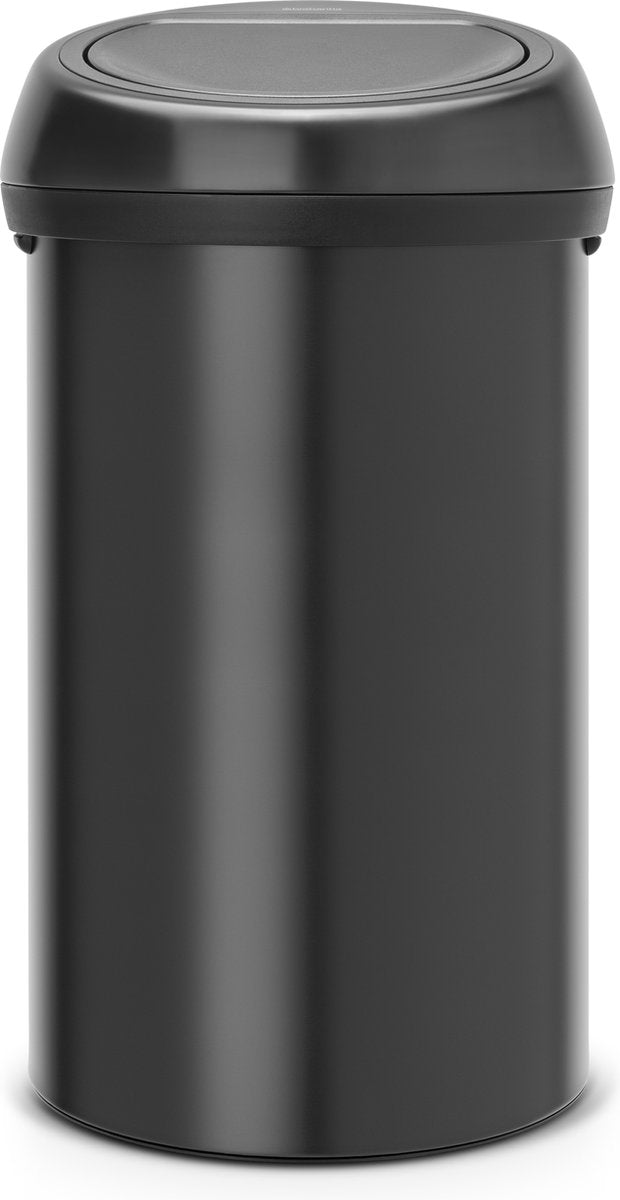 Poubelle Brabantia Touch Bin - 60 litres - noir mat