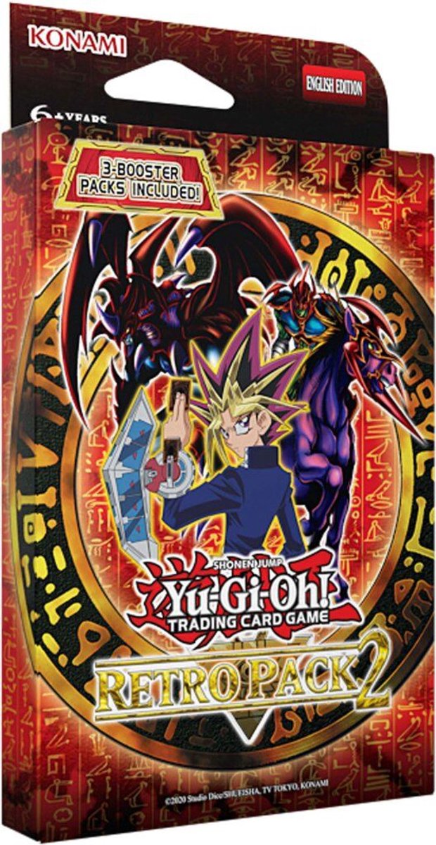 Yu-gi-oh ! konami yu-gi-oh! tcg : pack rétro 2 - 3 booster tuckbox