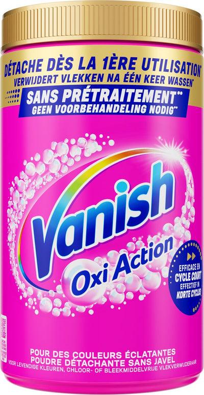 Vanish oxi action - détachant - booster de lessive - linge coloré - 1,45 kg