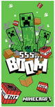 Arbre à serviettes Minecraft 70 x 140 cm - coton
