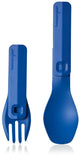 Équipement humain - gobites duo click - réutilisable - léger - couverts - bleu - couverts de camping