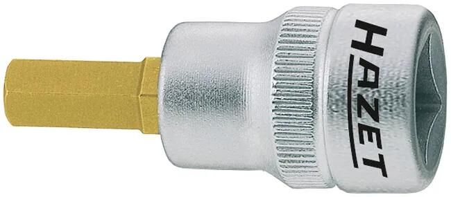 Sockets plug-in Hazet 3 8 6 mm 6-kert.Inside L1 = 17 mm