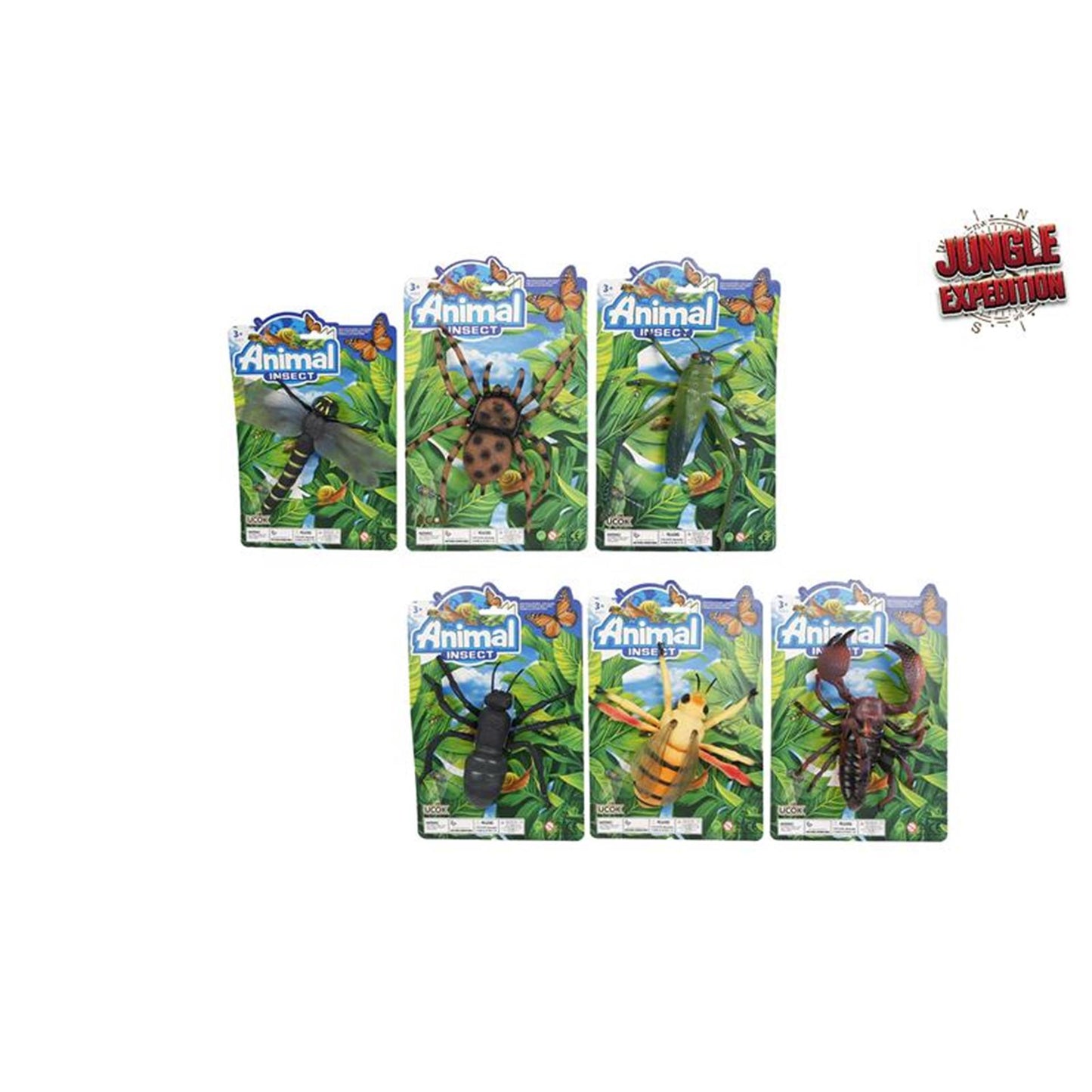 Expédition dans la jungle animal de la jungle 20cm