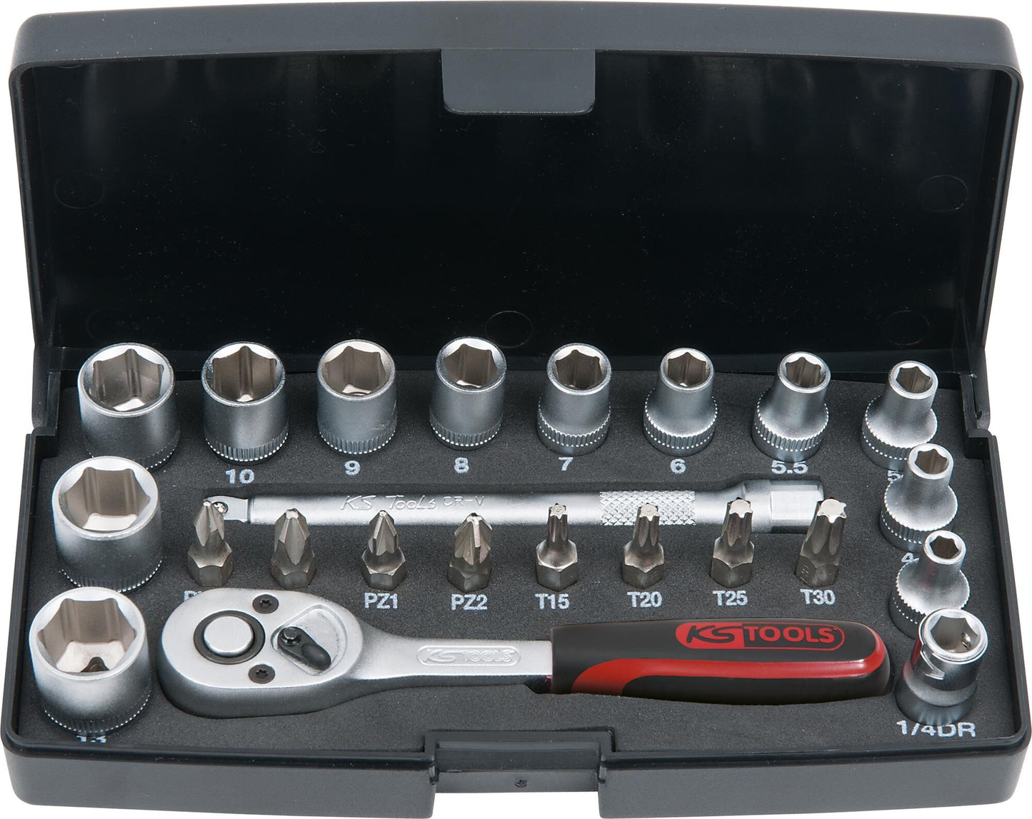 KS Tools Steckschl.Satz 1 4 23tlg.