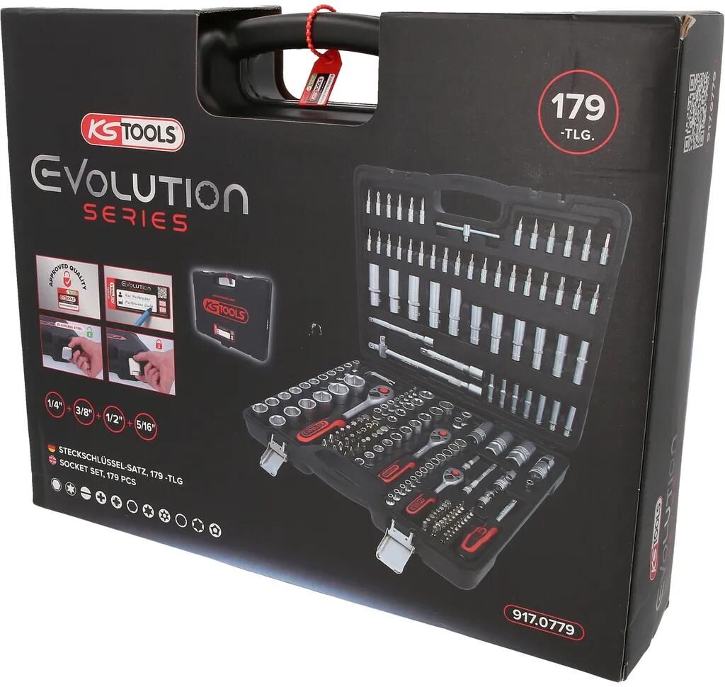 KS Tools Socket Wrench Set 179tlg.
