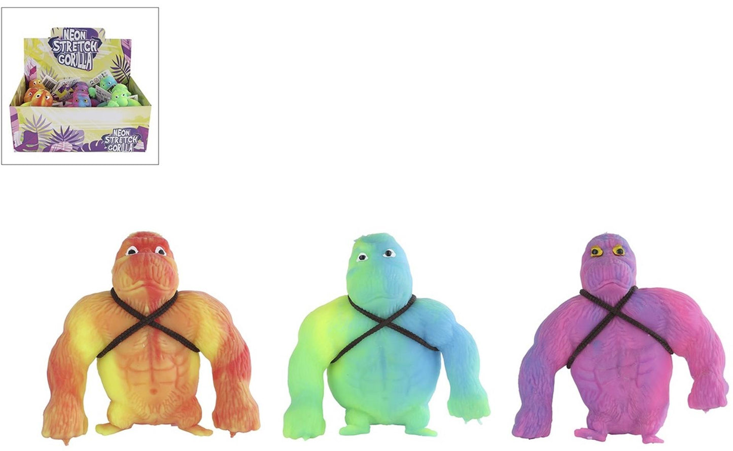 Super stretch gorille, 12 cm