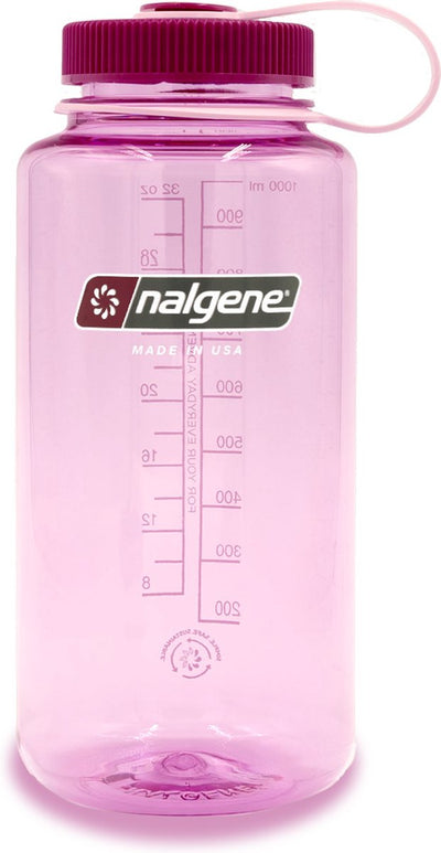 Nalgene - bouteille à large goulot - gourde - bouteille d'eau - étanche - 1000 ml - sans bpa - sustain - cosmo