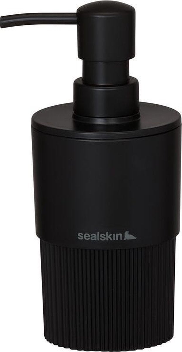 Sealskin brave - distributeur de savon 280 ml sur pied - noir