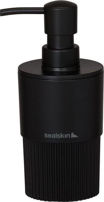 Sealskin brave - distributeur de savon 280 ml sur pied - noir