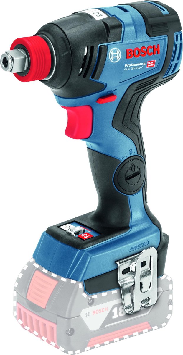 Bosch GDX 18 V-200 C Solo Clé à chocs sans fil Li-ion 18 V Corps de tournevis à percussion - Sans balais