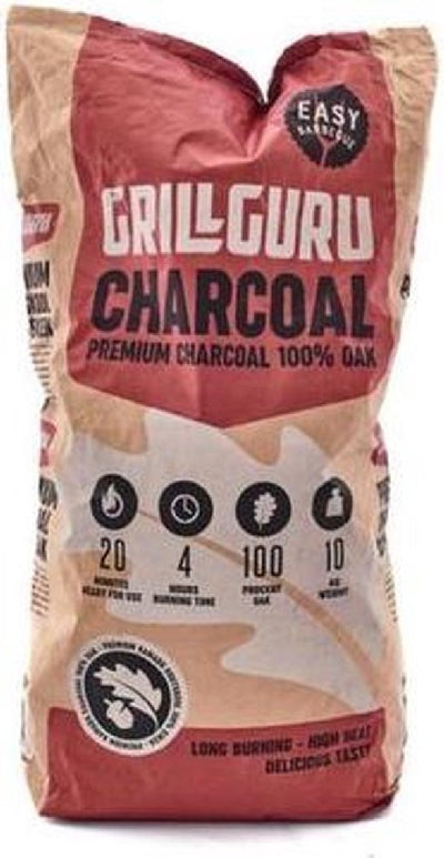 Grill guru kamado charbon de chêne 10kg - Charbon de chêne européen - qualité premium pour votre BBQ
