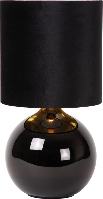 Lucide esterad - lampe de table - ø 24 cm - 1xe14 - noir