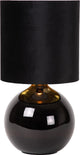 Lucide esterad - lampe de table - ø 24 cm - 1xe14 - noir