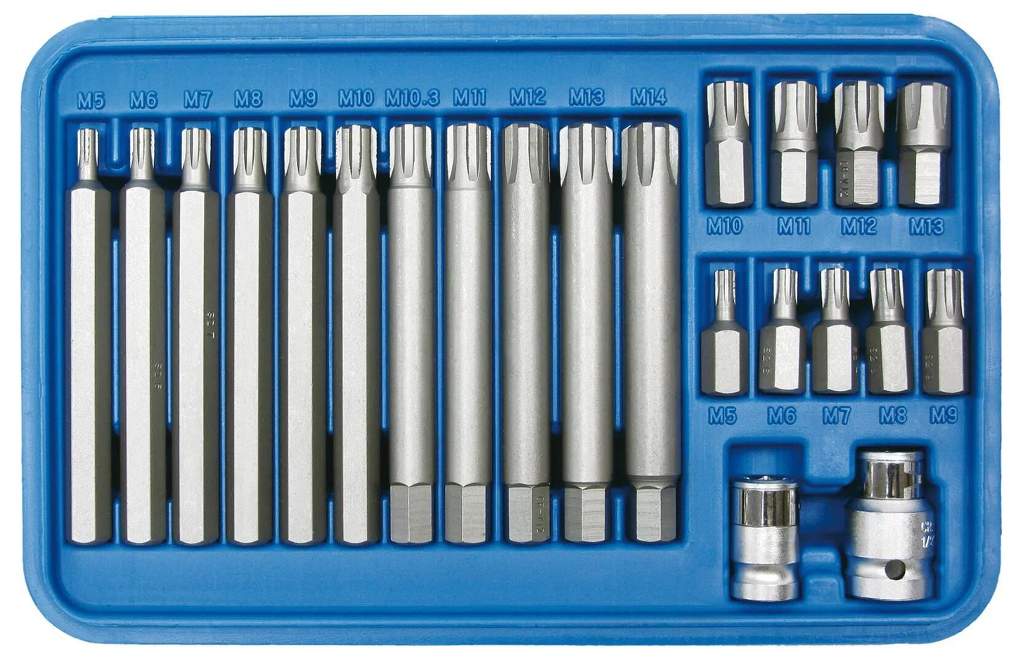 SW Stahl Ribe Set 22 PCS. Acier SW M5-M13