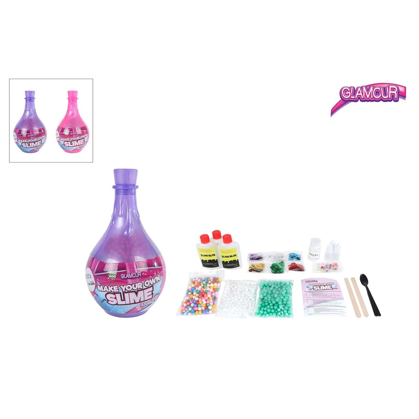 Fabriquez votre propre set de slime dans une bouteille magique