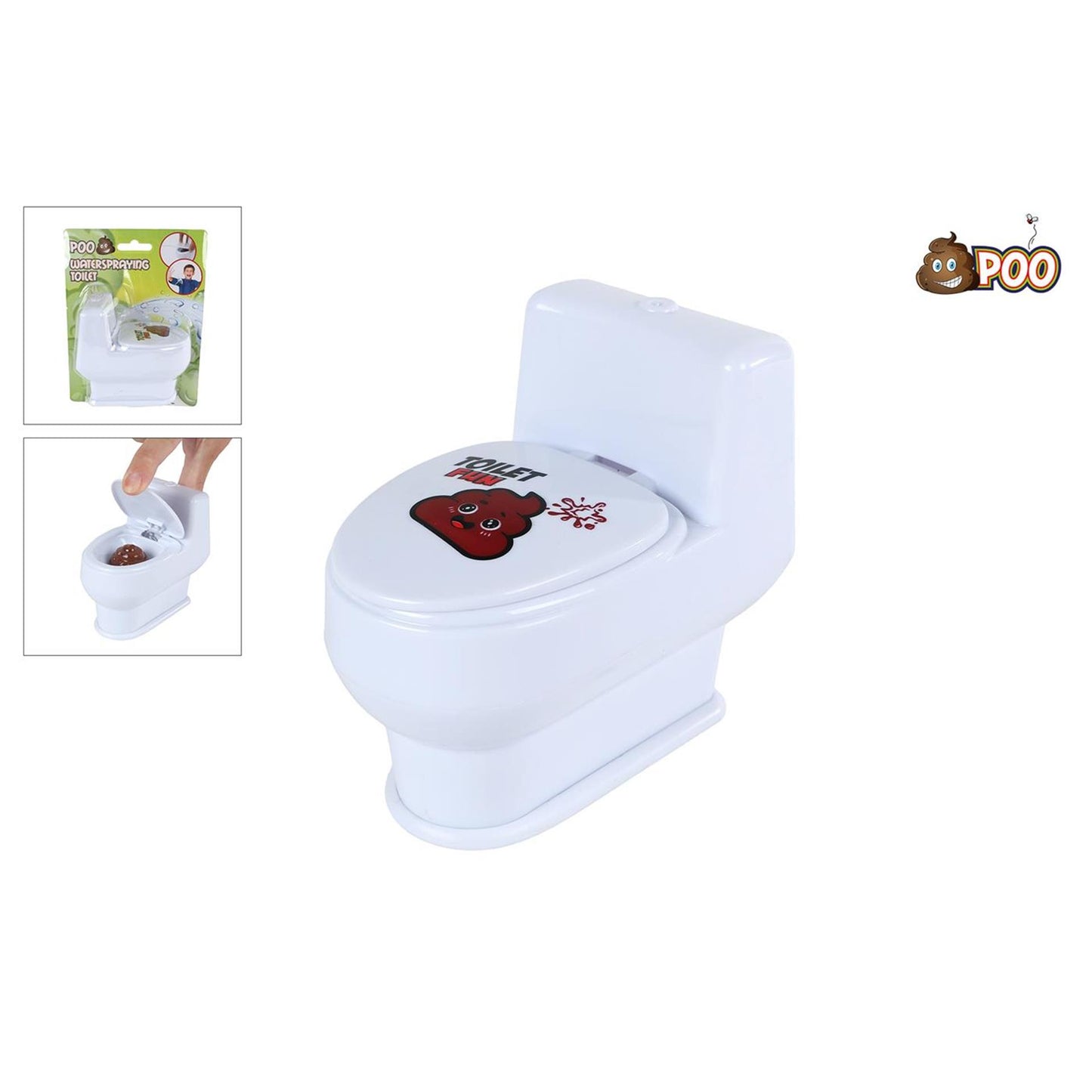 Toilettes à caca avec jet d'eau à crottes 10cm