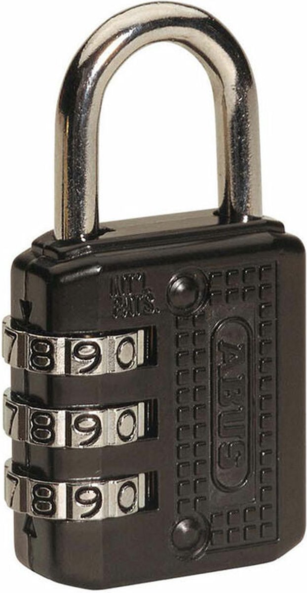 Serrure à combinaison Abus 715 20 acier zinc noir (2 cm)