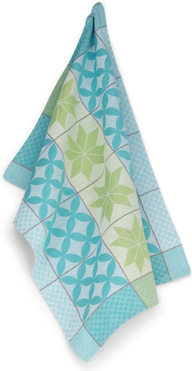 Kela Kitchen - torchon Carla lot de 4 - plastique - vert