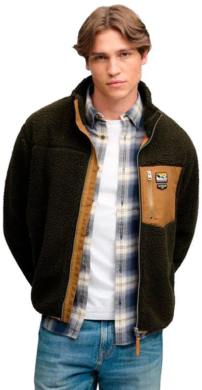Superdry - Polaire Mountain Full Zip - Homme - Sweats à capuche