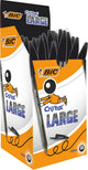 Bic cristal grand - 0,42 mm noir - 50 pièces