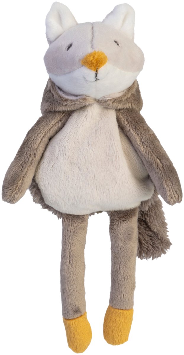 Peluche Happy horse renard forestier 28cm - gris - peluche bébé