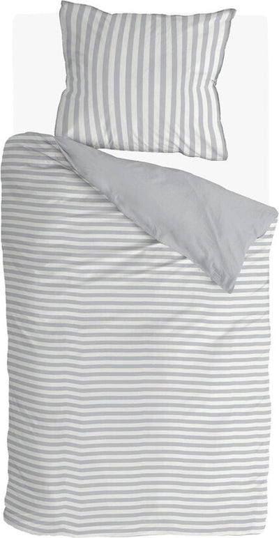 Housse de couette Walra soft cosy - 140x220 - 100% coton (bci) - gris