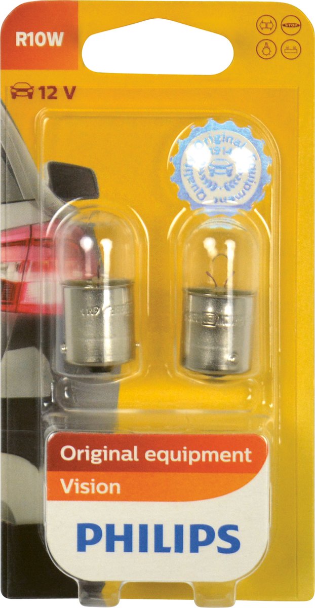 Lampe boule Philips 12 blister 10w ou 2