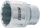 Plug-in Hazet Single. 3 4 55 mm 12 bords L1 = 82,0 mm