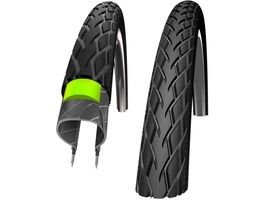 Schwalbe Pneu Green Marathon GreenGuard 28 x 1.25"/ 32-622mm noir avec réflexion