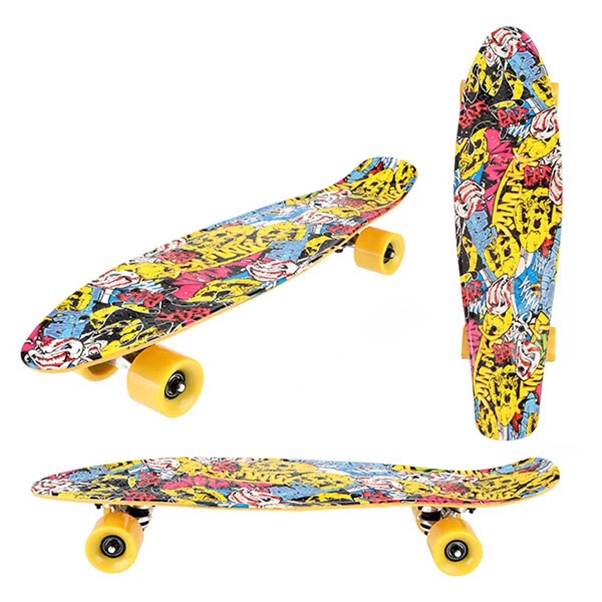 Toi-toys toi toys skateboard cool imprimé crâne 60cm