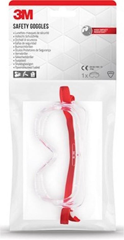 3m 1061645 - lunettes de sécurité transparentes contre les impacts | 3 pièces